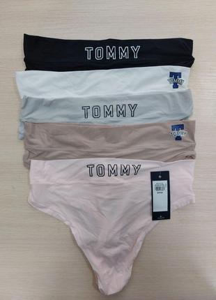 Набір із 5 трусиків тонг tommy hilfiger4 фото