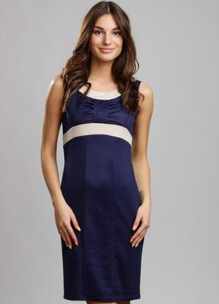 Платье-сарафан трикотажное с отделкой п79