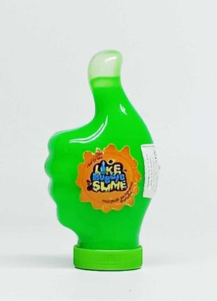 Игрушка-антистресс danko toys слайм "like bubble slime" с трубочкой зеленый lbs-01-01u-2