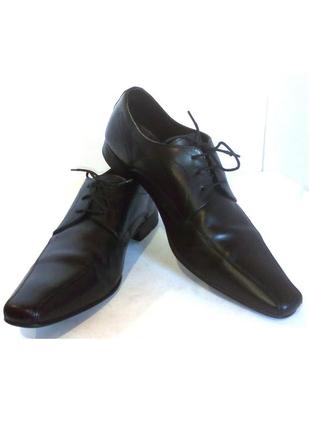 👞👞👞 стильные кожаные мужские туфли от base london, р.44 код m44321 фото