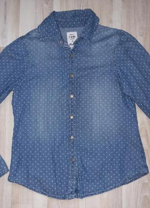 Джинсовая рубашка