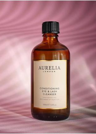 Засіб для зняття макіяжу очей aurelia london conditioning eye and lash cleanser, 100 мл1 фото