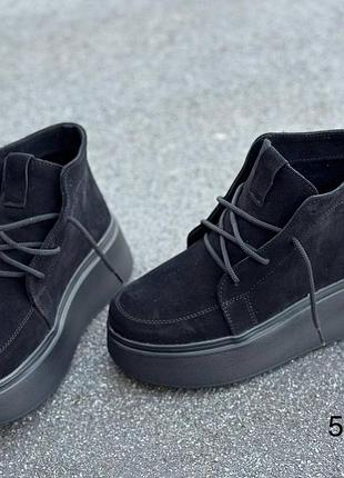 Демісезонні черевики шкіра/замша