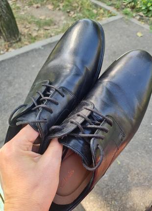 Шкіряні класичні туфлі clarks 40 розмір, 25см9 фото