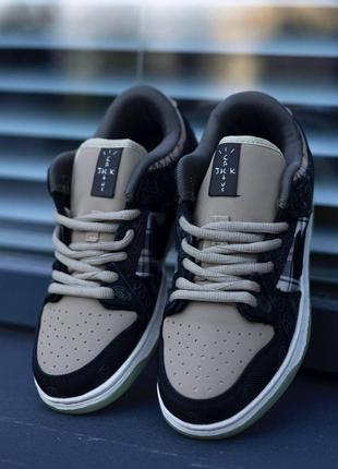 Кросівки nike sb dunk low travis scott2 фото