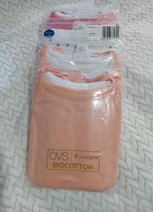 Майки на брительках на девочек от итальянского бренда ovs