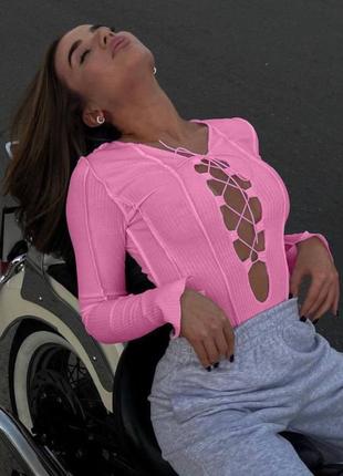 Боді з декольте