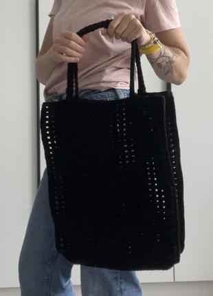 Сумка шоппер шопер ручної роботи handmade