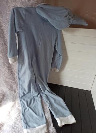 Флісовий кігурумі піжама комбінезон акула акульонок 7-8 років3 фото
