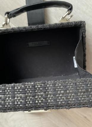 Сумка zara твід 3