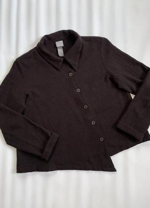 Оригінальний кардиган lilith paris/ жакет/ вовна / асиметрія/ бренд