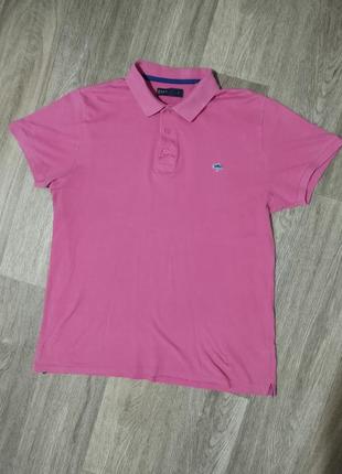 Мужская футболка / поло / easy / розовая хлопковая футболка / мужская одежда