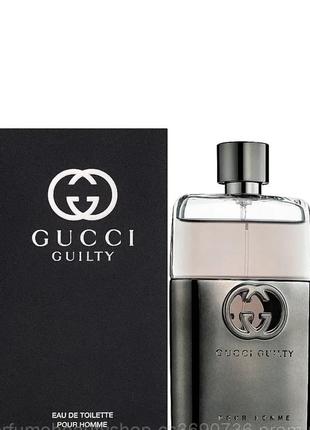 Gucci guilty pour homme туалетная вода 90 ml1 фото