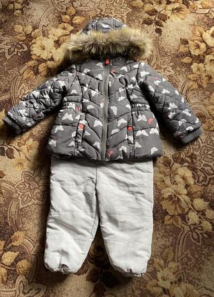 Куртка + штаны на подтяжках