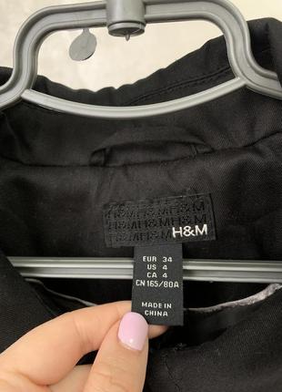 Черный тренч h&amp;m4 фото