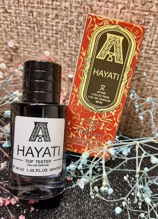 Парфюмированные духи,тестер hayati attar
