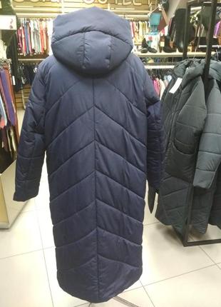 Куртка, пальто, женское, зимнее, одеяло, с капюшоном, на кнопках, большого размер, размер 56, 180493 фото