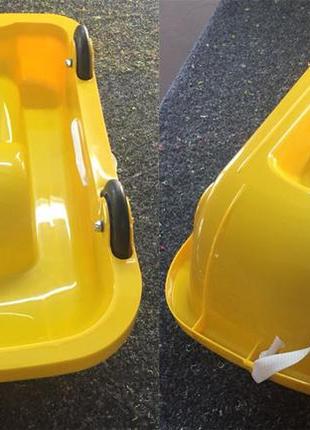 Санки универсальные doloni желтые (06550/3)