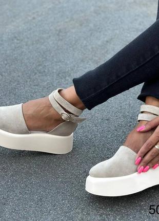 Трендовые женские туфли с ремешком 😍4 фото