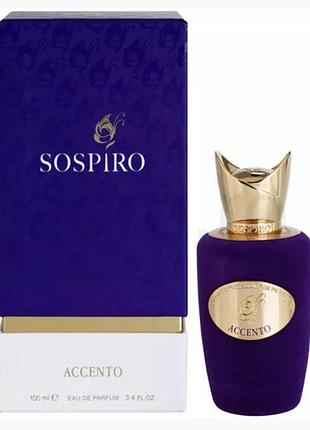 Sospiro perfumes accento парфумерія для жінки 100 мл