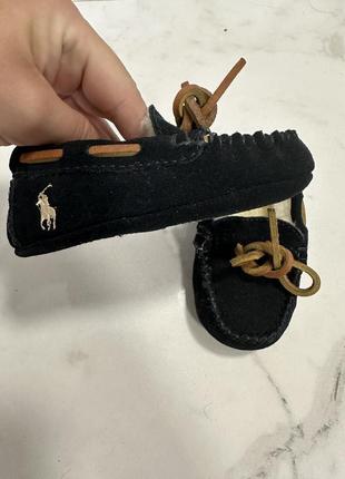 Стильные пинетки мокасины polo ralph lauren, мокасины с мехом, туфли, кеды, пинетки