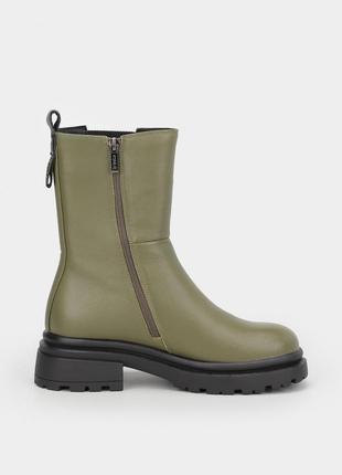 Жіночі черевики braska / черевики зеленого кольору