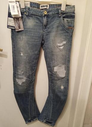 Мужские стильный джинсыsuperdry® vintage. размер: s1 фото