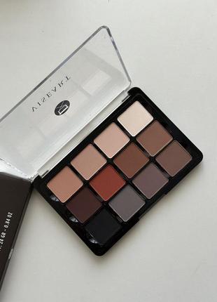 Палетка теней viseart neutral matte slimpro