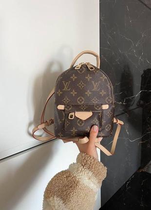 Женский рюкзак луи виттон коричневый louis vuitton brown