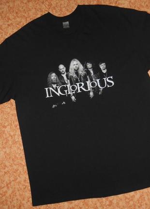 Футболка inglorious/ride to nowhere tour/рок мерч