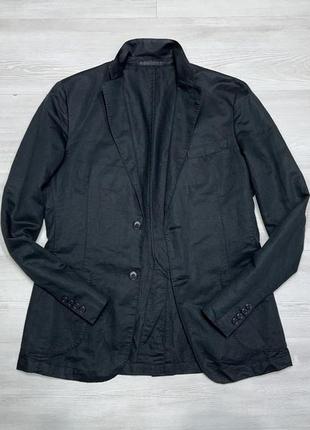Premium tu фірмовий чорний чоловічий льняний кежуал піджак жакет типу allsaints diesel