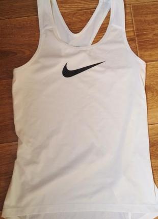 Майка белая спортивная nike