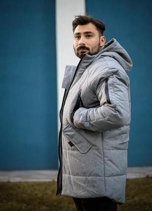 Теплюща зимова куртка stark тепла чоловіча парка до -30 якісна