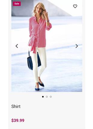 Блуза-сорочка в смужку10 фото