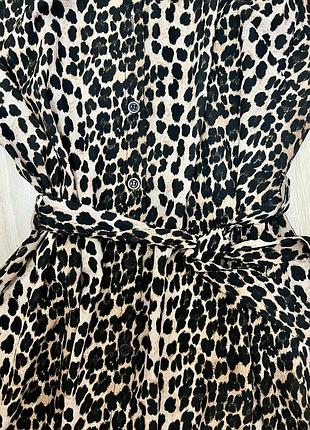 Сукня леопардовий принт 4