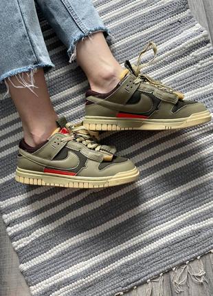 ☘️nike sb dunk low jumbo medium olive☘️ ❤️36рр - 45р❤️ кроссовки мужские найк масло, кроссовки мужские зеленоватое, кроссовки мужские зеленые10 фото