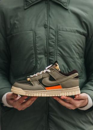 ☘️nike sb dunk low jumbo medium olive☘️ ❤️36рр - 45р❤️ кроссовки мужские найк масло, кроссовки мужские зеленоватое, кроссовки мужские зеленые3 фото