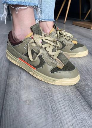 Кроссовки найк данк весна-осень nike dunk olive (36рр - 45рр), кроссовки жемчужные найк, женские кроссовки найк датк, кроссовки свинца8 фото