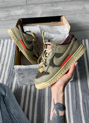 Кросівки найк данк весна-осінь nike dunk olive (36рр - 45рр), кросовки женские найк, жіночі кросівки найк данк, кросівки олива2 фото