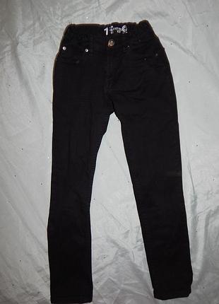 Джинсы черные модные на мальчика 10 лет 140см