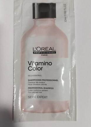 L'oreal professionnel serie expert vitamino color resveratrol shampoo шампунь для фарбованого волосся.1 фото