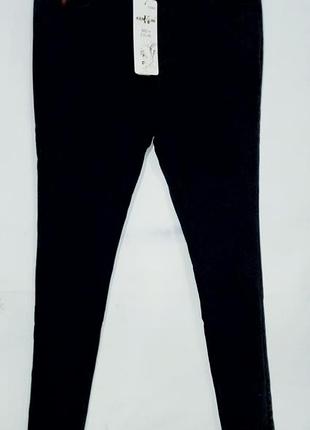 Лосіни жіночі теплі зимові на флісі темно сині m/l