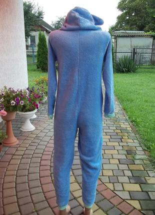 ( 12 - 13 лет ) стич флисовый кигуруми пижама домашний комбинезон б/у5 фото