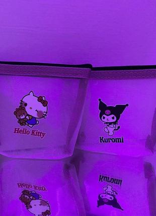 Косметичка сумочка hello kitty kuromi хелло китти куроми альт неформал sanrio