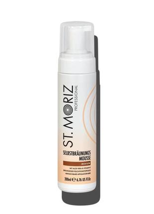 Мусс-автозагар (средний) st.moriz instant self tanning mousse medium1 фото