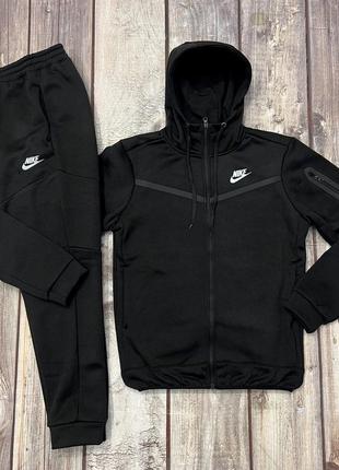 Чоловічий спортивний костюм мужской спортивный трикотажный костюм nike tech fleece