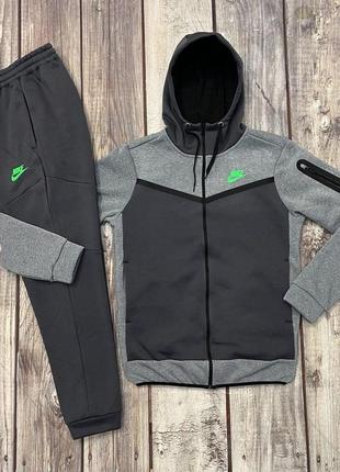 Чоловічий спортивний костюм мужской спортивный трикотажный костюм nike tech fleece