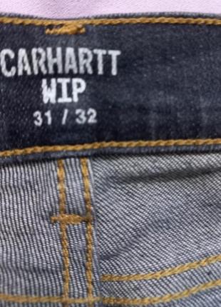 Темно синие джинсы carhartt2 фото