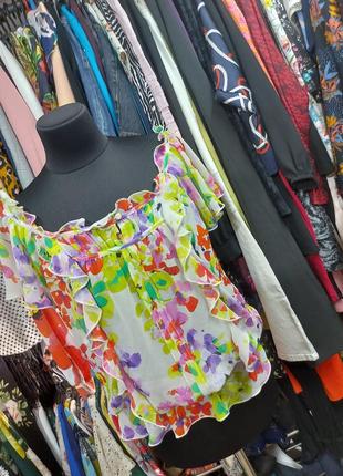 Шикарна шифонова блуза 46-48р5 фото