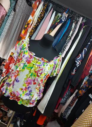 Шикарна шифонова блуза 46-48р2 фото